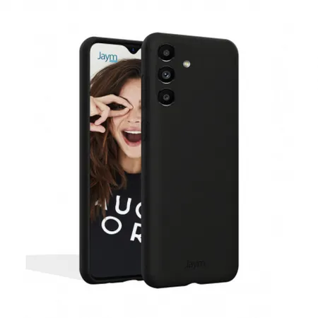 vignette Coque silicone Soft Touch noire pour Galaxy S23