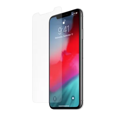 image pour Protection d'écran rigide en verre trempé pour iPhone X, XS, et 11 Pro, posée par notre Atelier